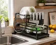 2-Tier Multi-Layer Dish Drying Rack - 3
