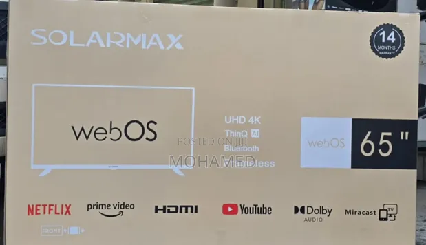 Solarmax Smart TV 65 Inch - 1