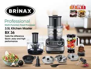 Brinax Kitchen Master Big BX 36 (13-in-1) Food Processor
