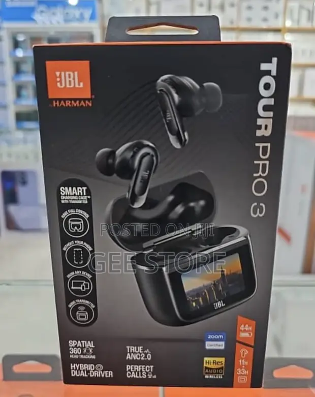 JBL Tour Pro 3 True Wireless Noise Cancelling Earbuds - 1