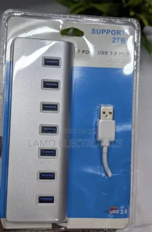 Aluminum 7-in-1 USB 3.0 Hub