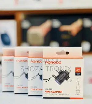 Porodo OTG Adapter - Brand New