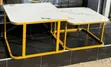 Modern Coffee Table Set - Gold Marble Design - 1