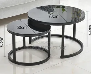 Modern Gold Coffee Table Set