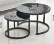 Modern Gold Coffee Table Set - 1