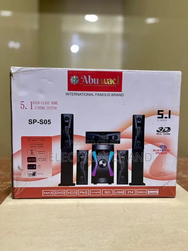 Abu Wael 5.1 Channel Subwoofer Speaker System - 1