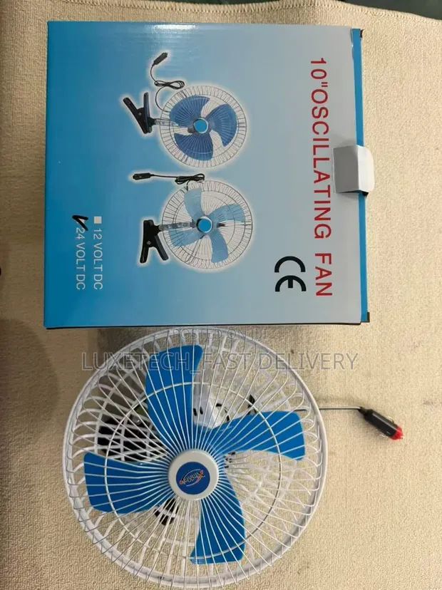 Feni ya 24V Inayosonga ya Inchi 10 kwa Malori, RVs - 1