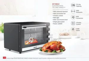 Nikai Electric Oven 75L, 2200W (NT75RCZ)