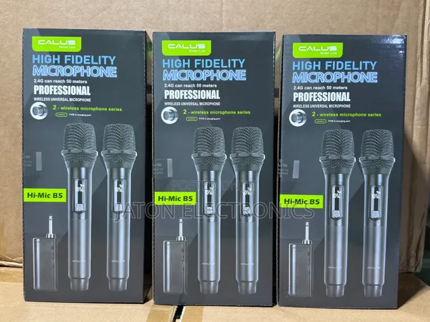 Calus Wireless Professional Microphones (Hi-Mic-B5) - 1