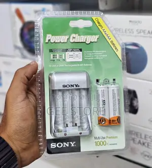 Rechargeable AA Batteries with Charging Station