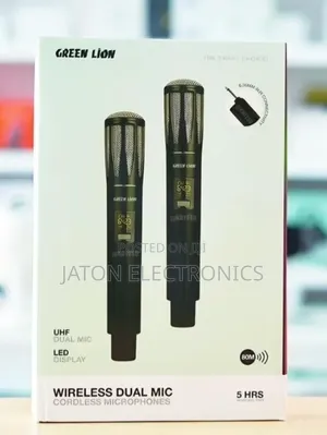 Green Lion Rechargeable Duo Wireless Microphone