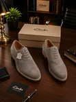 Viatu vya Wanaume Clarks Moccasins - Ngozi, Vipya Kabisa - 1