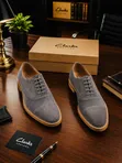 Viatu vya Wanaume Clarks Moccasins - Ngozi, Vipya Kabisa - 2