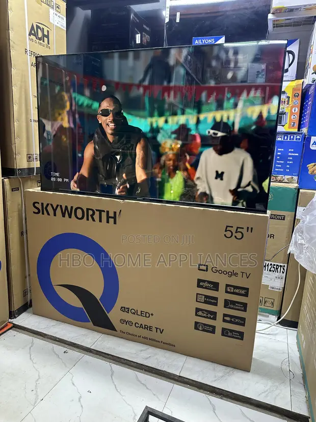 Skyworth 55" QLED Google TV - 1