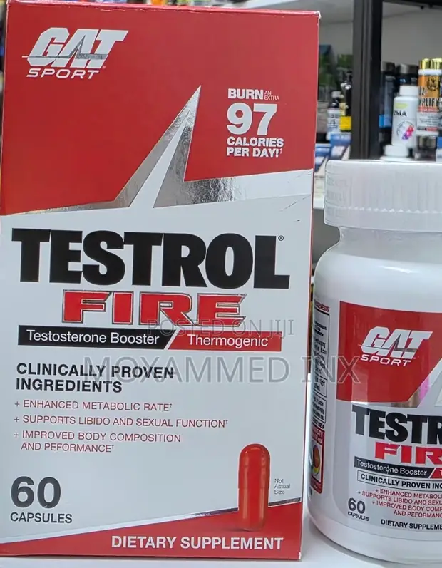 GAT Sport Testrol Fire 60 Capsules - 1