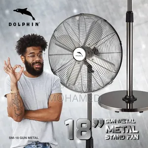 Dolphin 18" Copper Metal Stand Fan