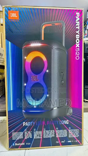 JBL PartyBox 520 - Powerful Sound, Premium Party Speaker