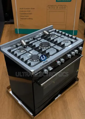 Hisense 5-Burner Full Gas Cooker with Electric Oven (60x90cm)