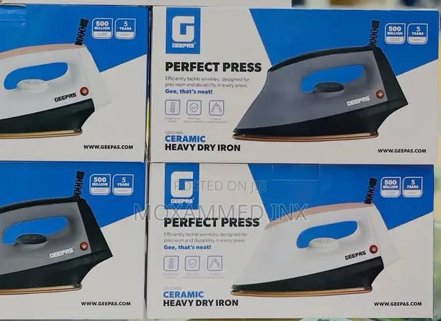 Geepas Perfect Press Heavy Dry Iron 1200W - 1