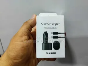 Chaja ya Gari ya Samsung 45W + 15W Super Fast Dual Port