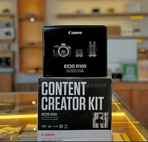 Canon EOS R100 Creator Kit with 18-45mm & 55-210mm Lenses