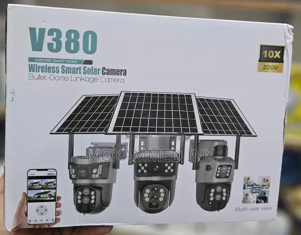 Wireless Smart Solar Camera V380 - 1