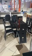 Dining Table with 6 Leather Chairs - 3