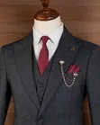 Perino Classic Men's Dark Grey Suit - Brand New - 2