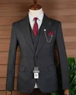Perino Classic Men's Dark Grey Suit - Brand New - 3