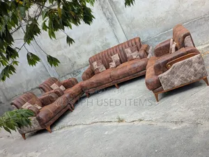 Used Leather Sofa Set - 3:2:1 Configuration