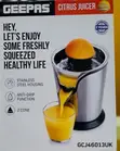 Geepas GCJ46013UK Juicer ya Matunda ya Mchuzi na Koti la Chuma cha pua - 1