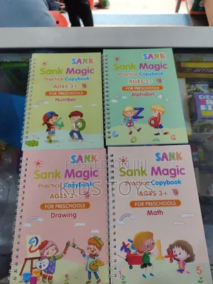 Preschool Learning Book Set (4 Books)