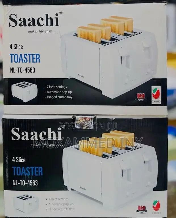 Saachi 4-Slice Toaster NL-TO-4563 White - 1