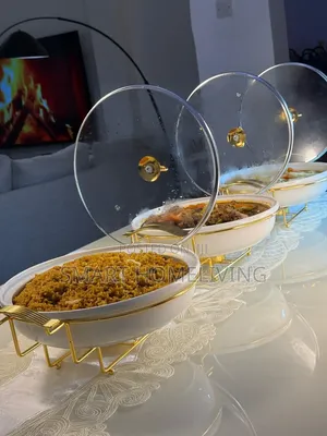 3-Piece Ceramic Food Warmer Set