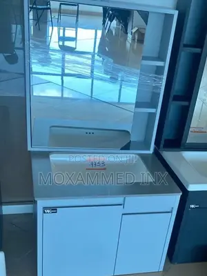 WK 60cm Grey Wall-Mounted Bathroom Vanity Set