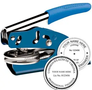 Handheld Emboss Seal Press - Brand New