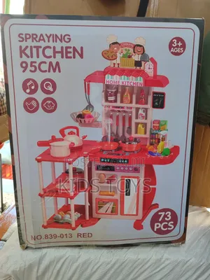 Kids Spraying Kitchen Playset (95cm, 73pcs)