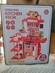 Kids Spraying Kitchen Playset (95cm, 73pcs) - 1