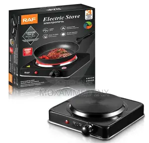 Raf Electric Stove R.8010AB Portable Single-Burner Hot Plate