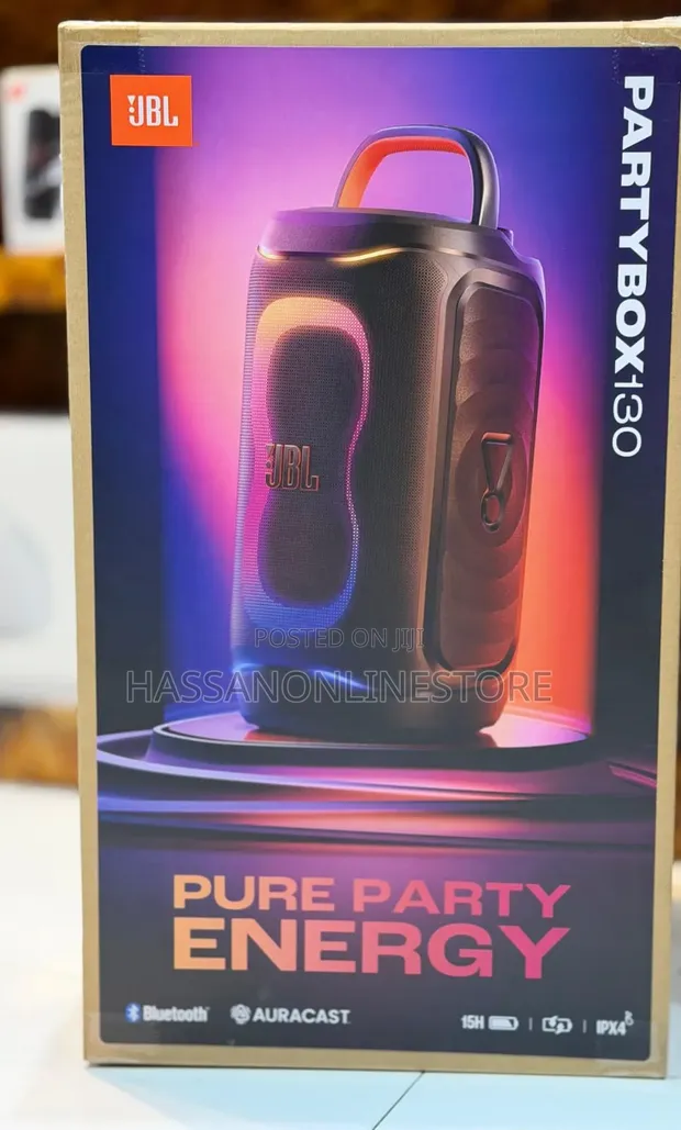 JBL PartyBox 130 Portable Speaker with Dynamic Lightshow - 1
