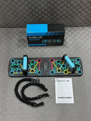 Push Up Board with Resistance Bands