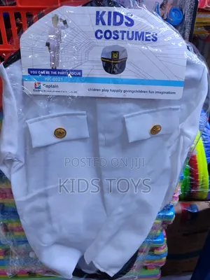 Kids White Pilot Costume