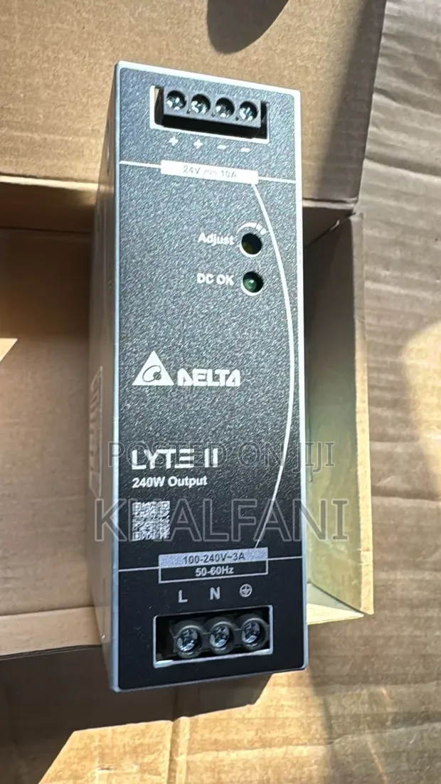 Delta/Siemens/Mean Well 24V 240W 10A DIN Rail Power Supply - 1