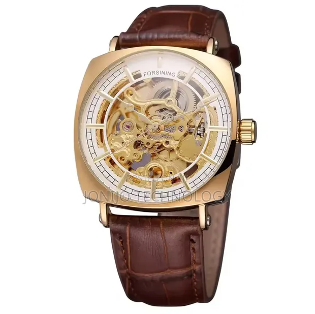 Forsining Automatic Mechanical Watch - Gold - 1