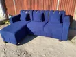 L Shape Sofa - Used, Blue - 2