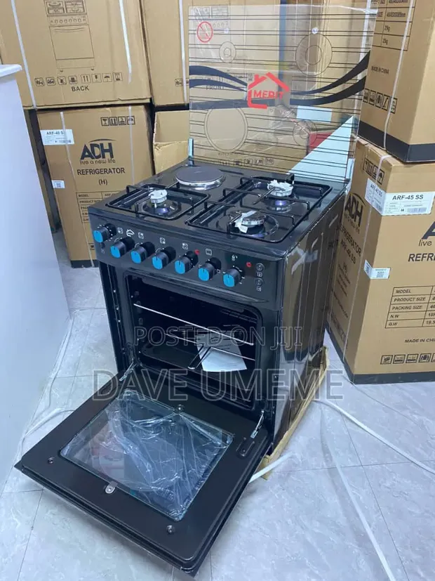 Merit Jiko Plate 4 Gas & Electric Cooker - 1