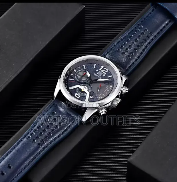 BENYAR Men's Genuine Leather Watch - Brand New - 1