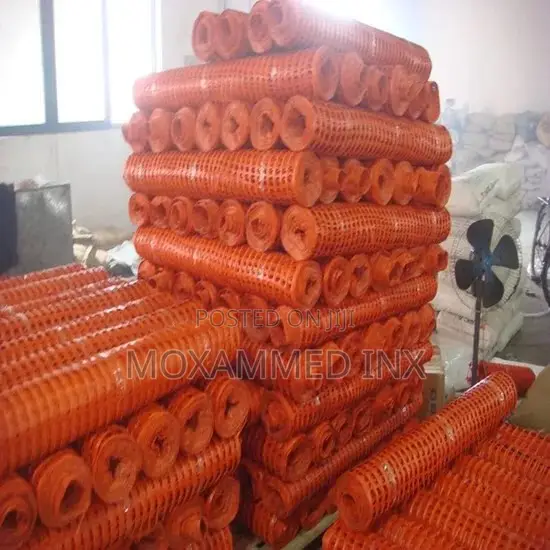Orange Safety Barrier Net (1m x 50m) - 1
