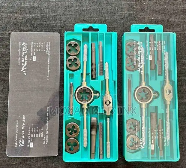 Seti ya Tap na Die ya Vipande 12 vya Metric - 1