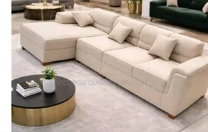 Sofa ya L-Shape ya Watu Wanne - Rahisi na ya Kipekee